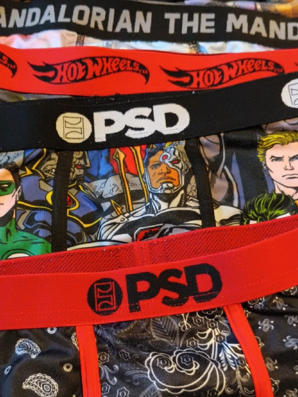 PSD Boys 34 Pairs  Graphic Boxer Briefs XS/S 8 10